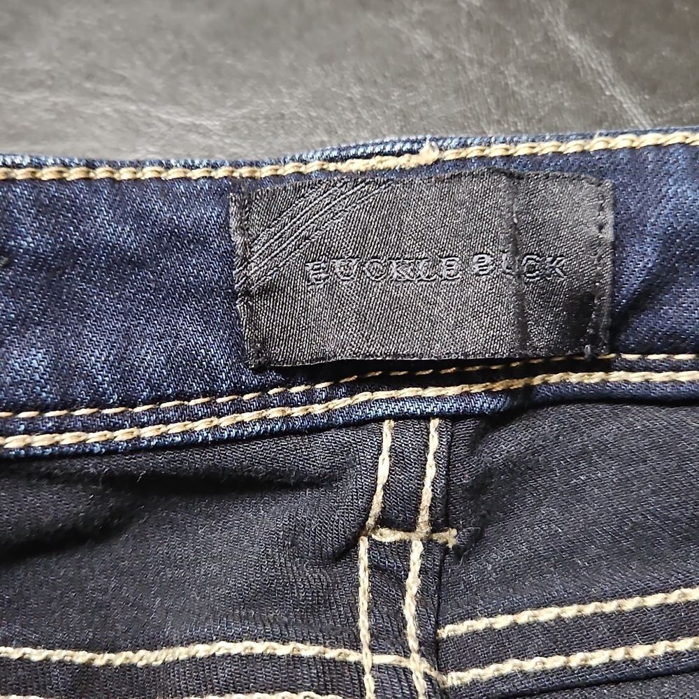 Buckle Women's Dark Blue Skinny Jeans - Picture 5 of 9